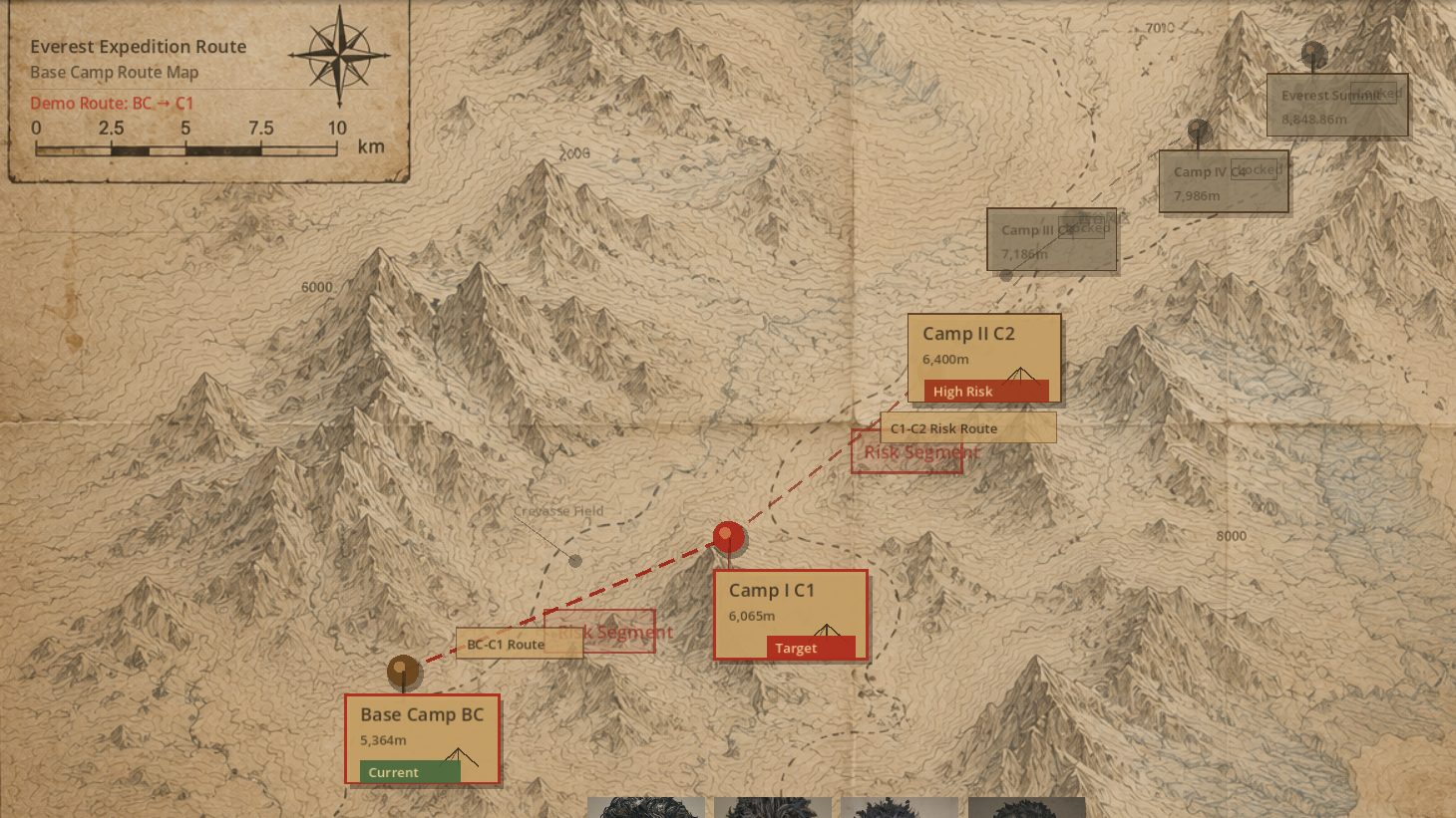 Route map preview.